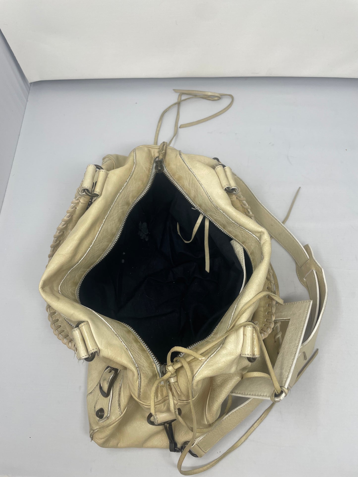 Balenciaga City Bag White
