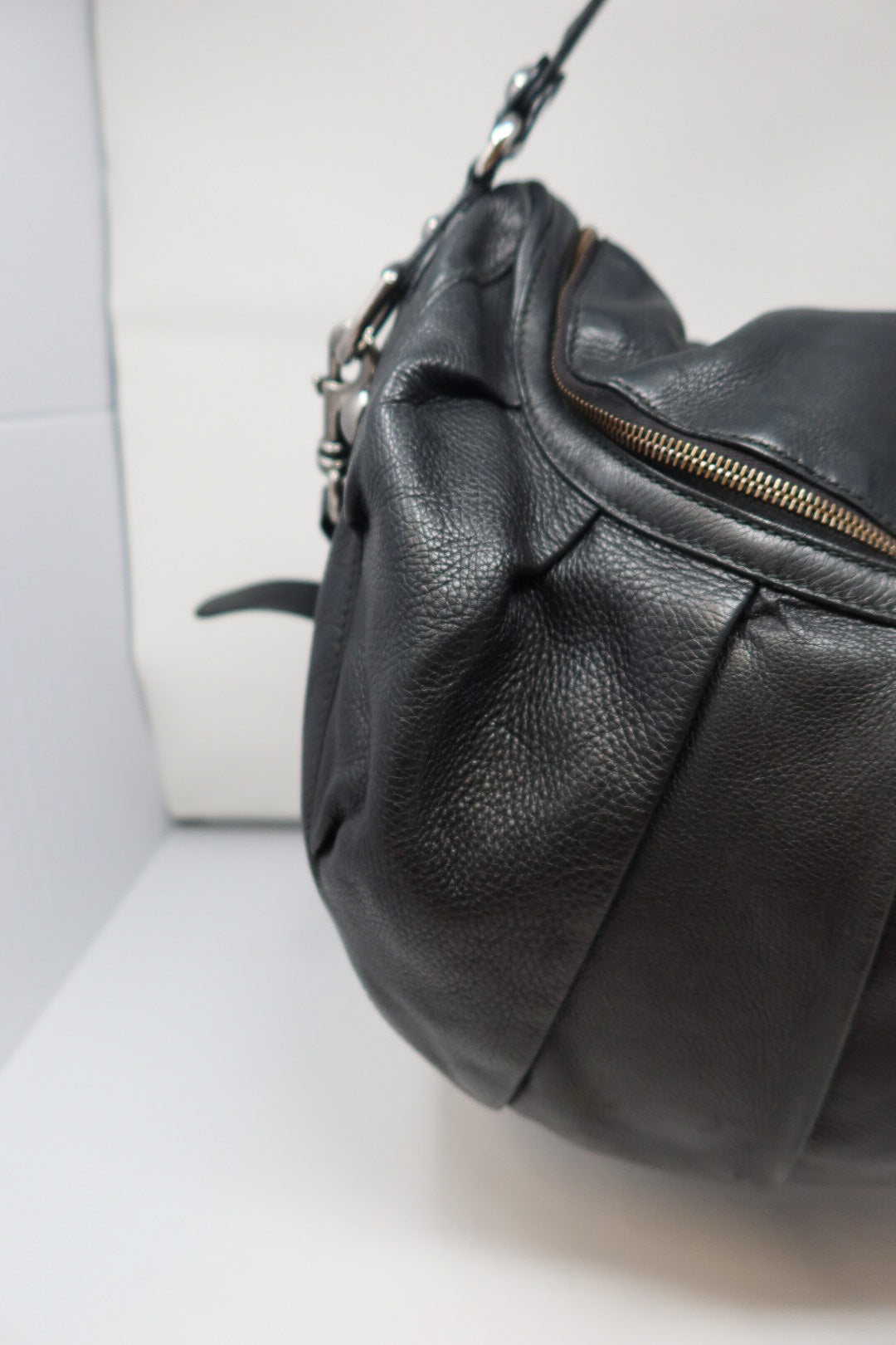 Gucci Black Leather Hobo