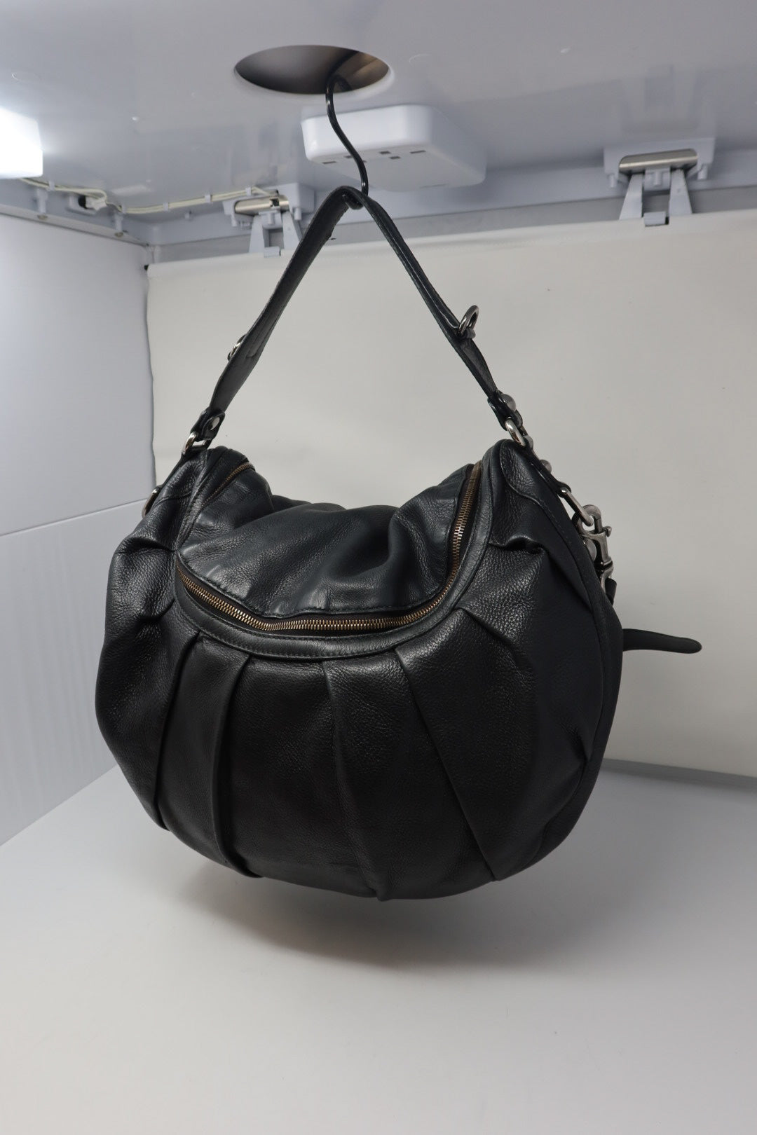 Gucci Black Leather Hobo