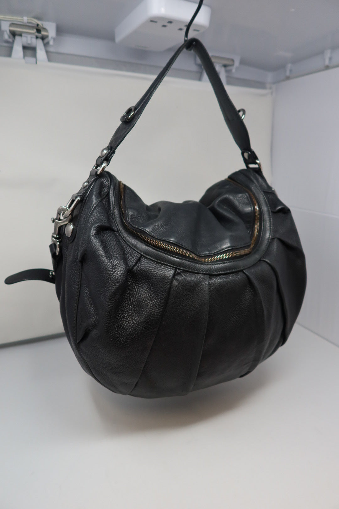 Gucci Black Leather Hobo