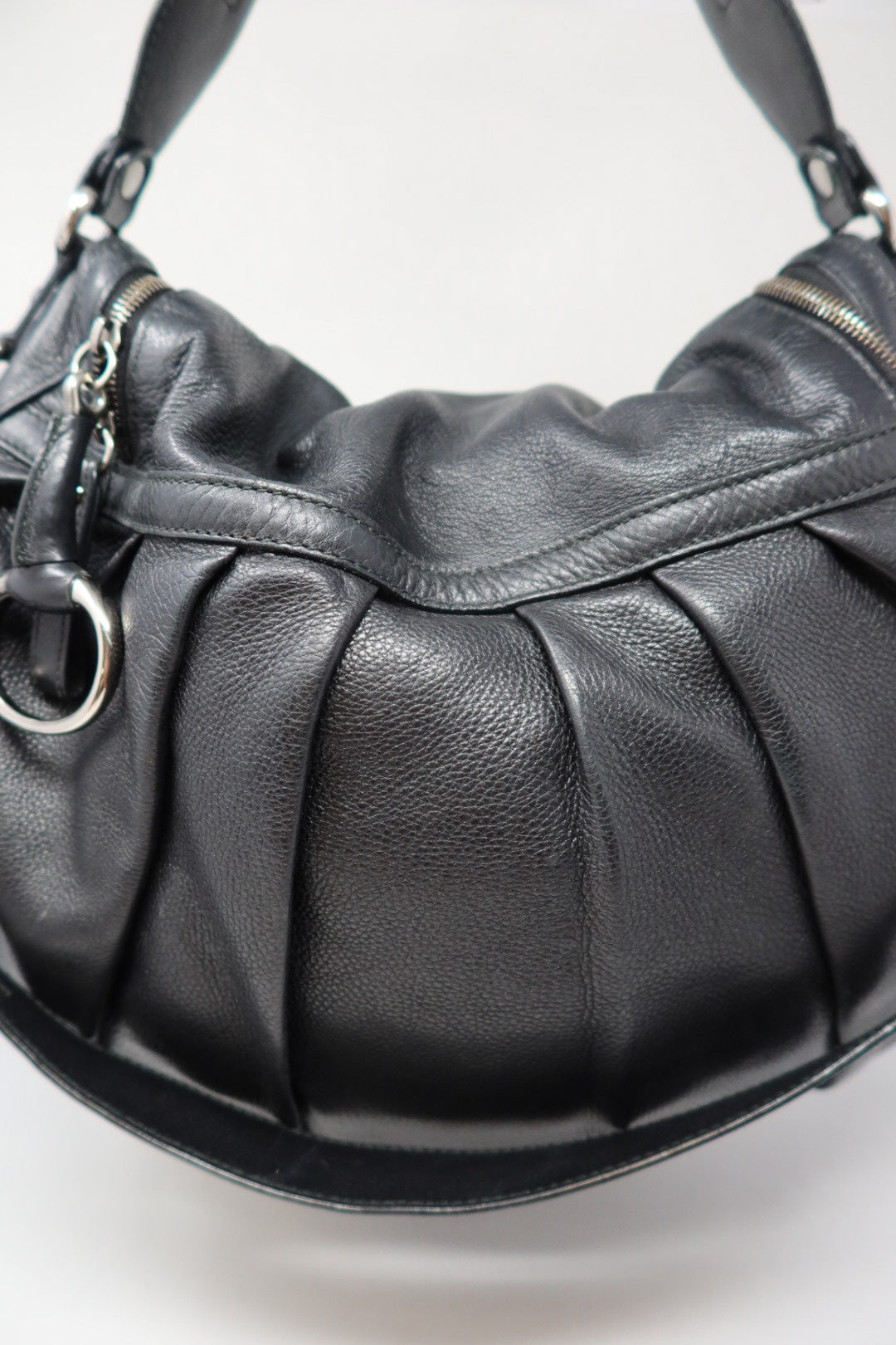 Gucci Black Leather Hobo
