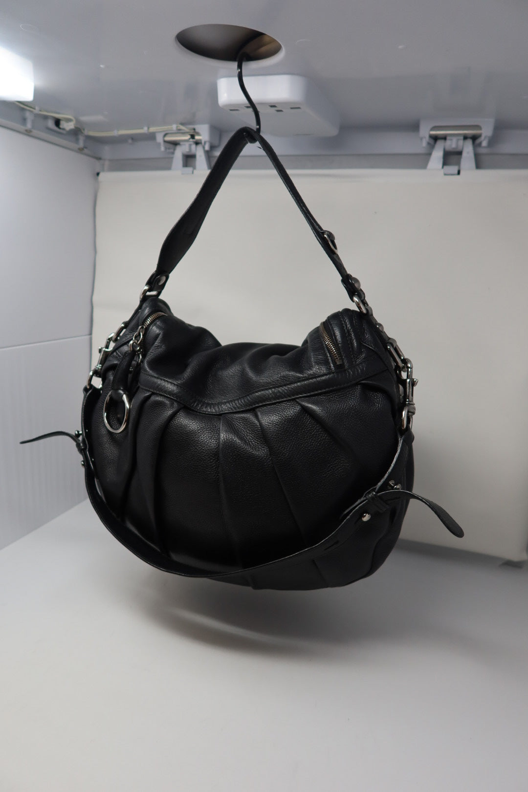 Gucci Black Leather Hobo