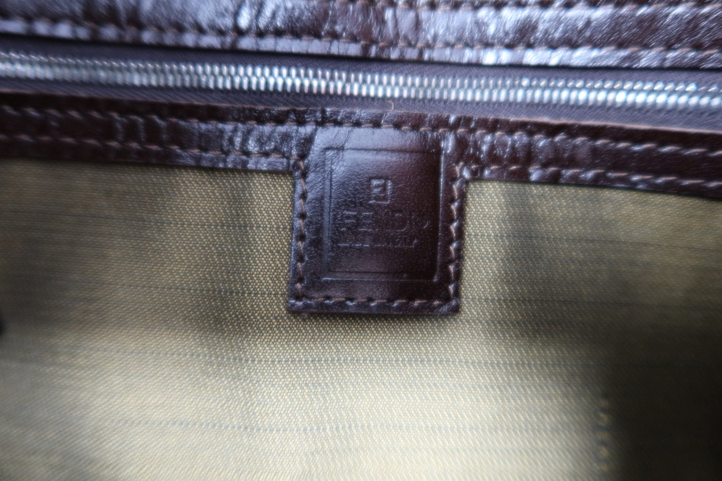 Fendi Zucca Canvas Tote