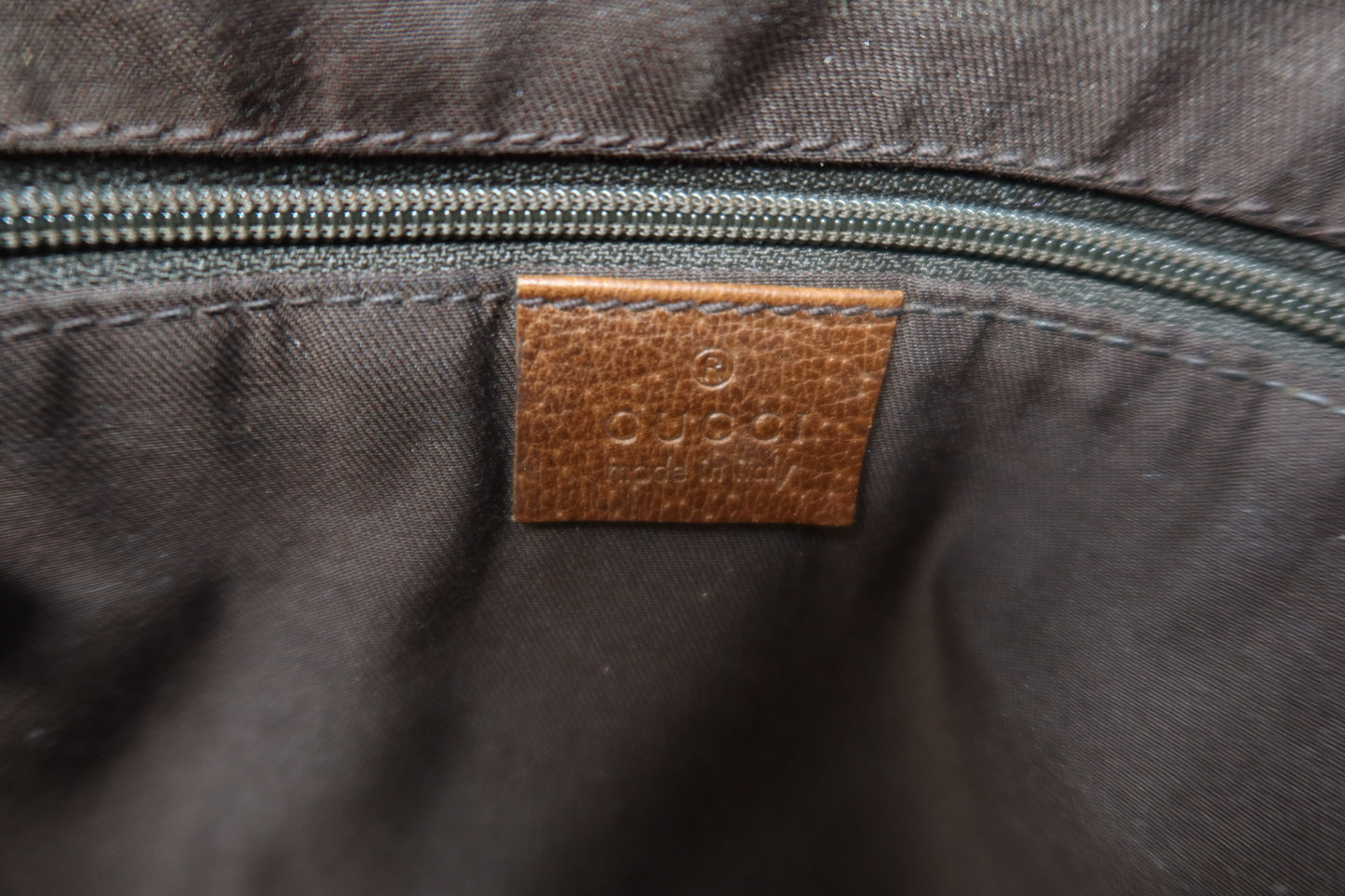 Gucci Abbey GG Denim Crossbody