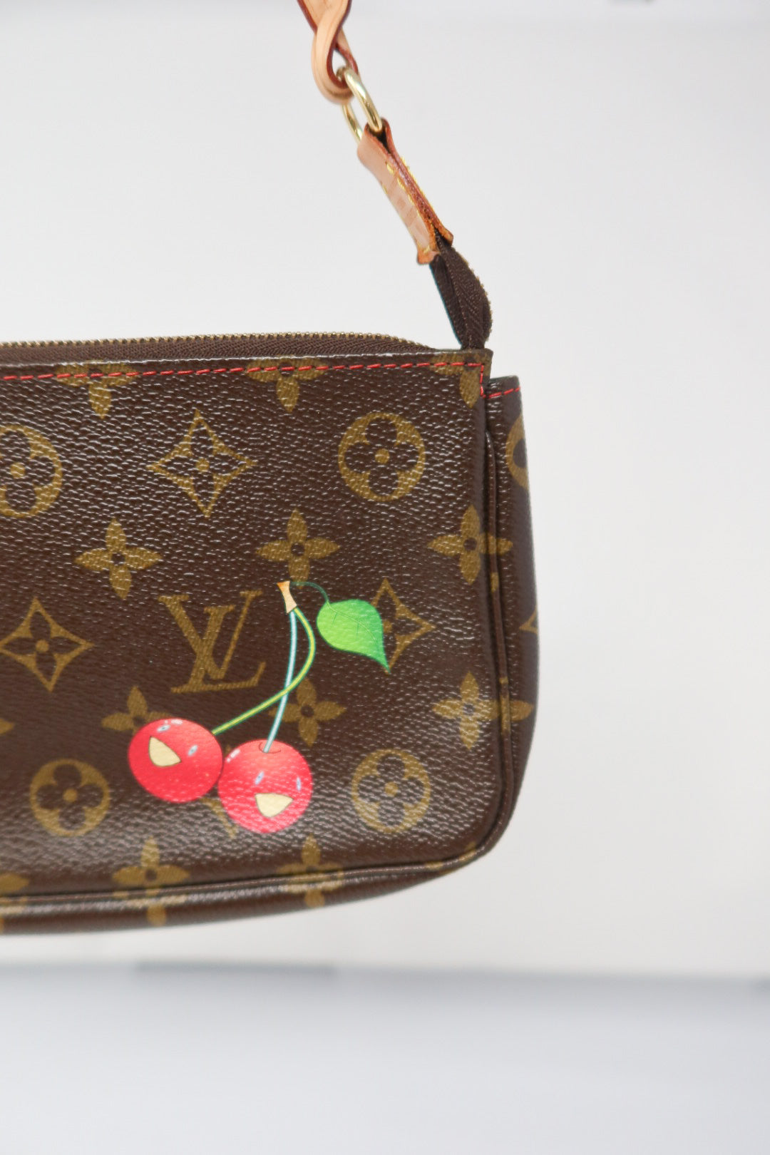 LV x Takashi Murakami Monogram Cherry Pochette Accessoire