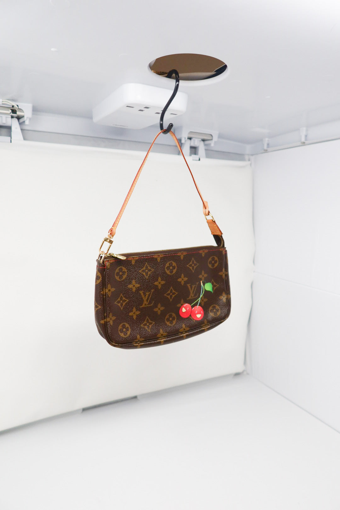 LV x Takashi Murakami Monogram Cherry Pochette Accessoire