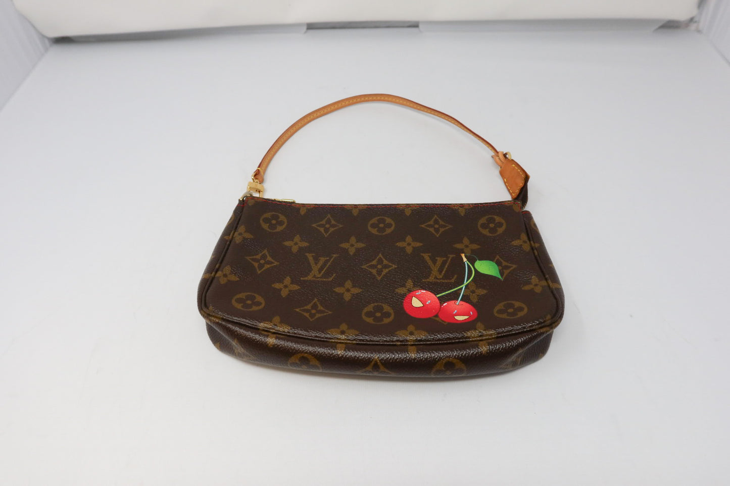 LV x Takashi Murakami Monogram Cherry Pochette Accessoire