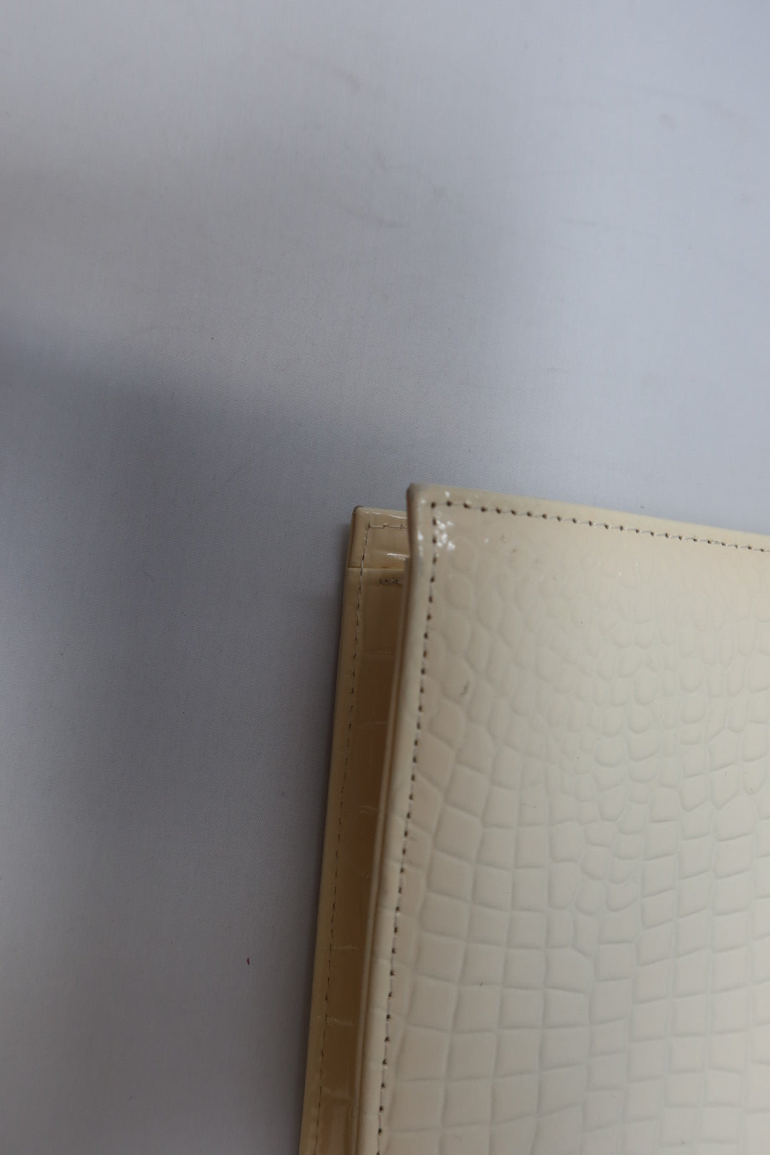 Yves Saint Laurent Cream Clutch Bag - Comes with original box