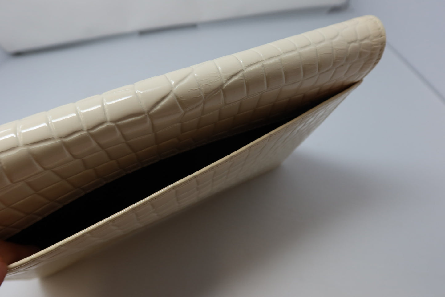 Yves Saint Laurent Cream Clutch Bag - Comes with original box