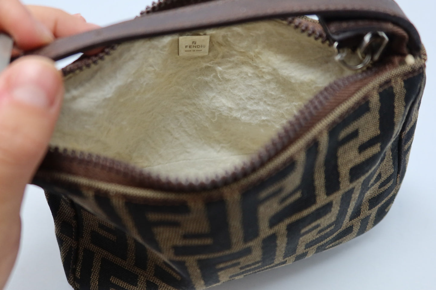 Fendi Zucca Canvas Mini Handbag - Under $700