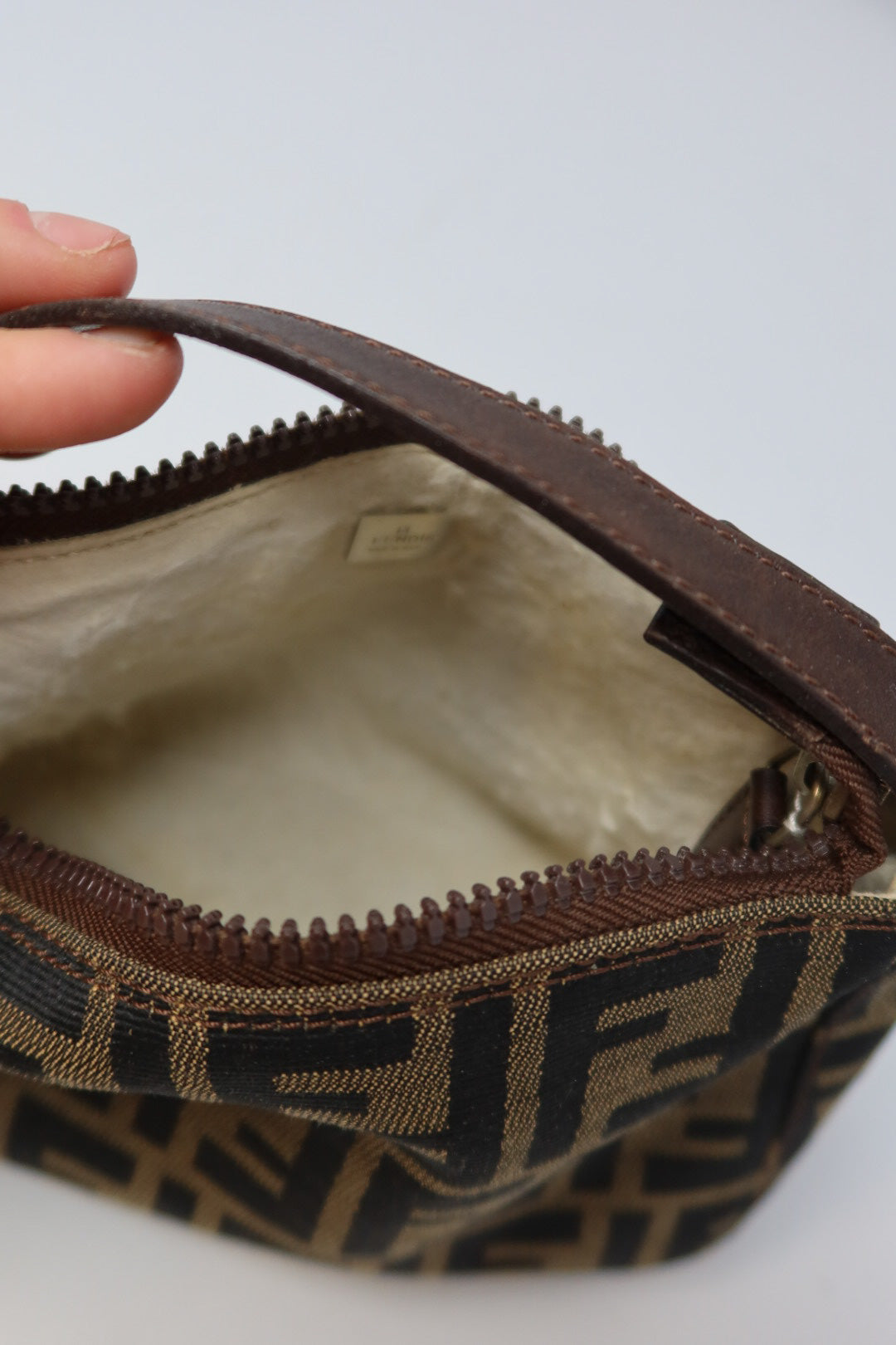 Fendi Zucca Canvas Mini Handbag - Under $700
