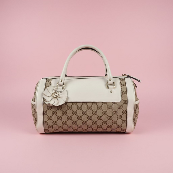 Gucci Monogram Barrel Bag