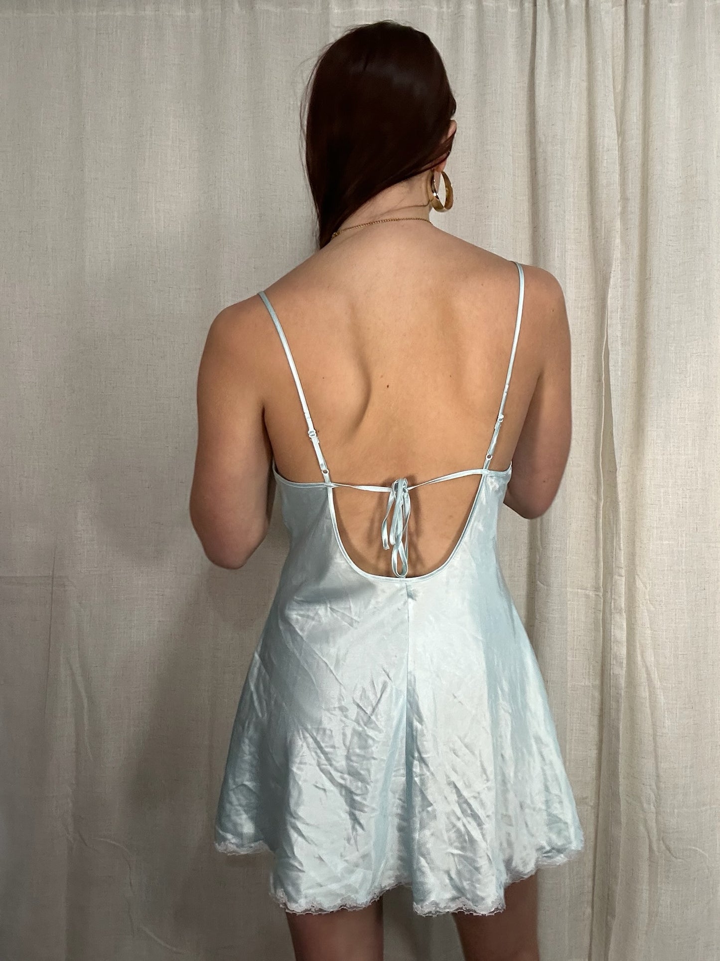 Victoria Secret Slip Dress Powder Blue