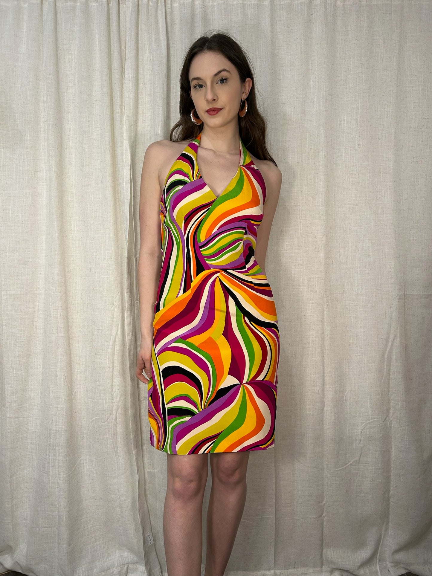 David Meister Colorful Dress