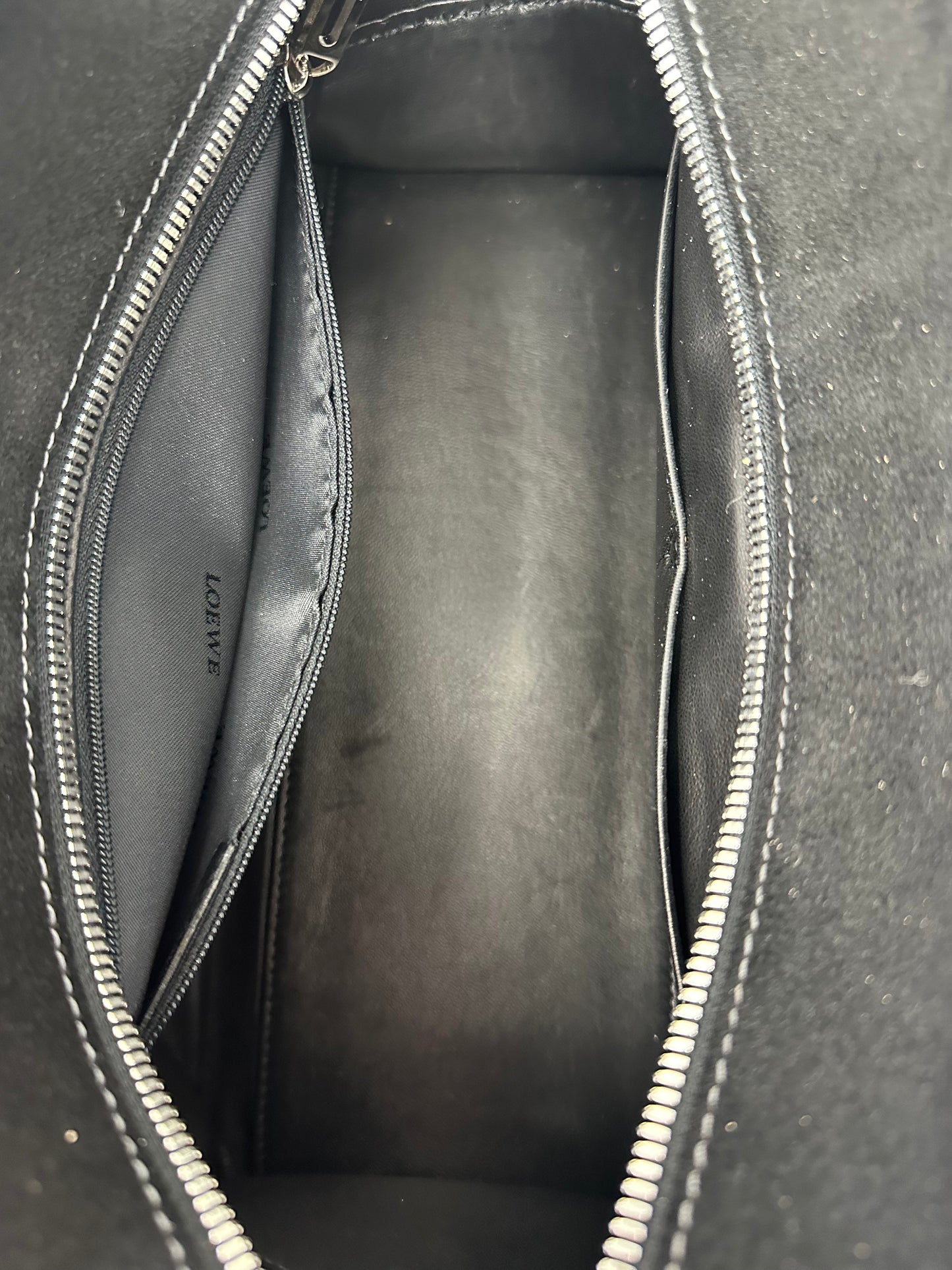 Loewe Amazona Black Suede Beads (original duster bag)