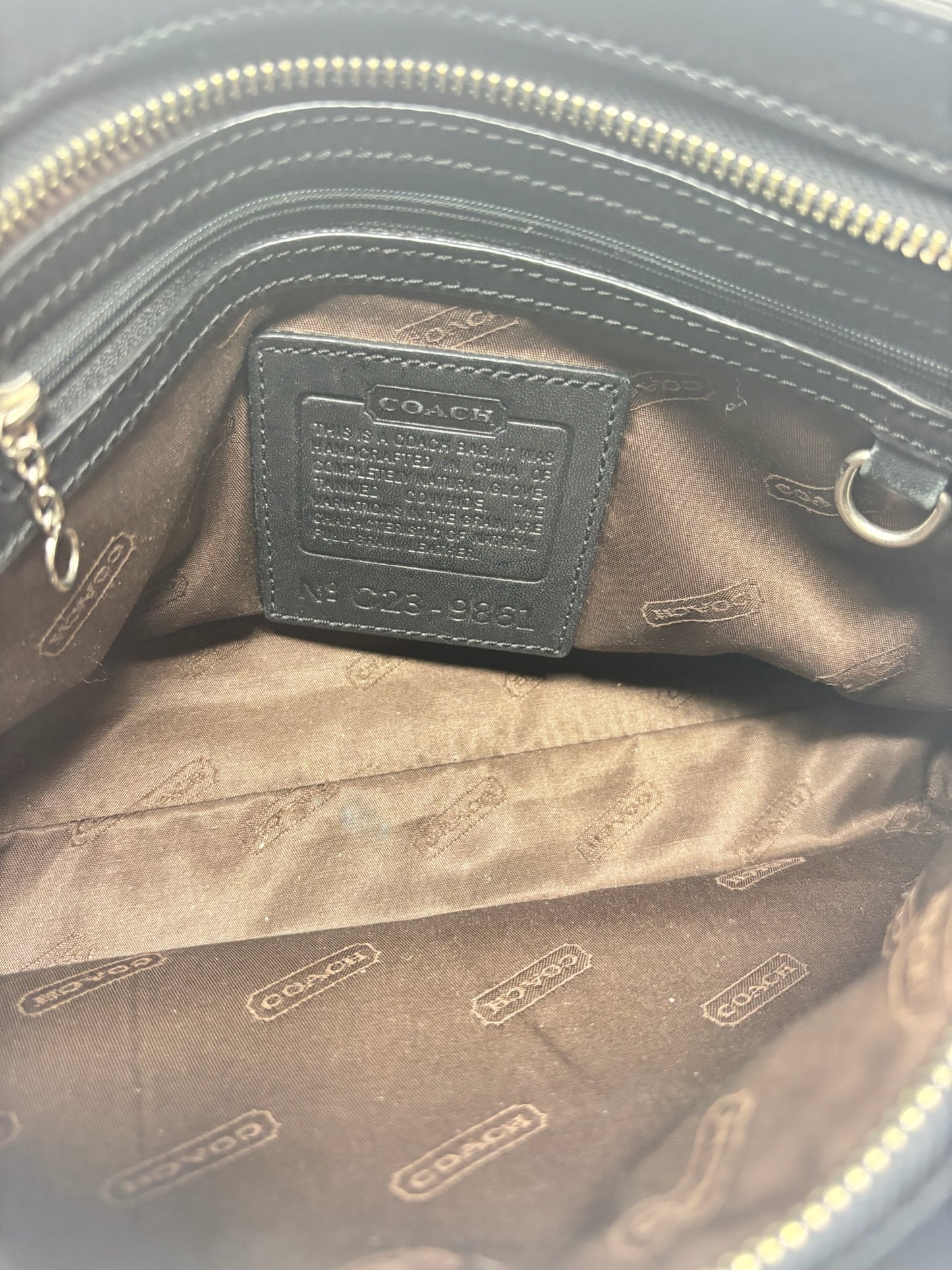 Coach Black Shoulder Bag
