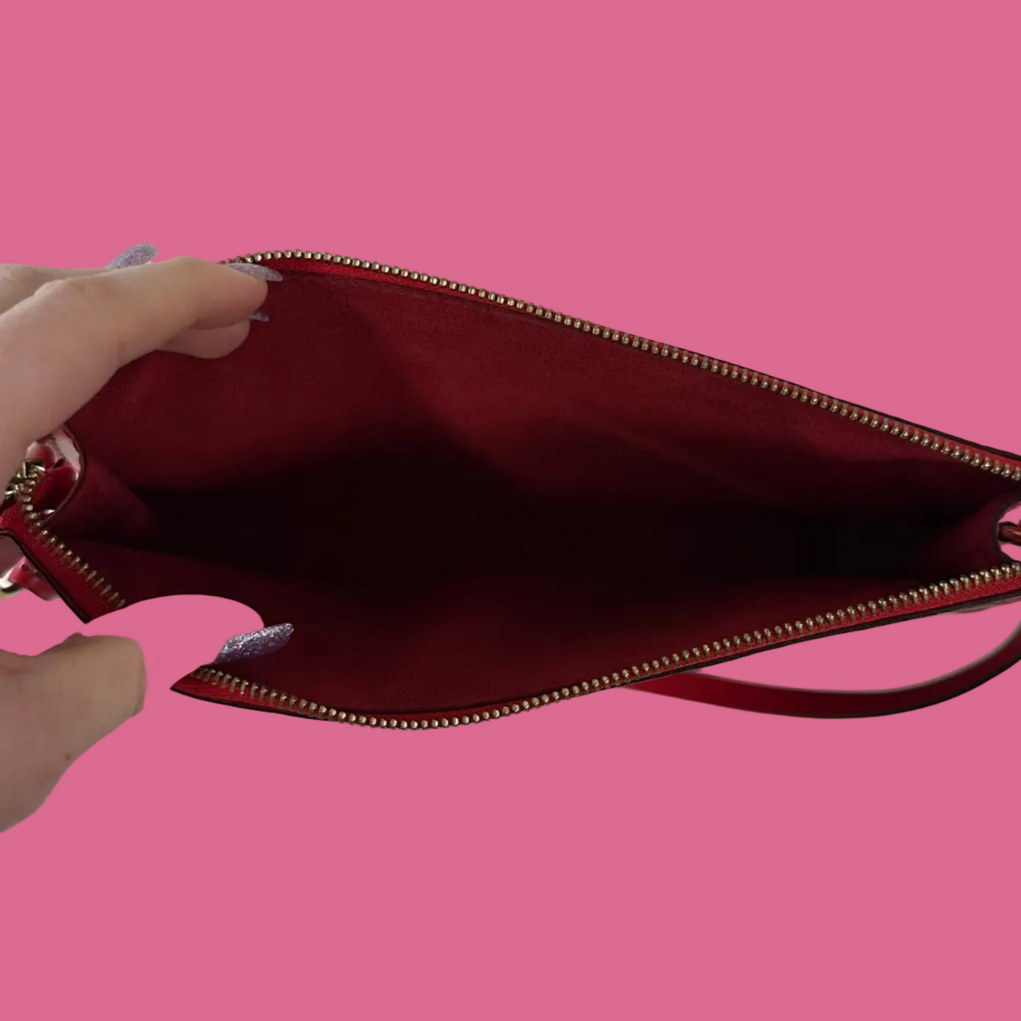 Louis Vuitton Red Epi Leather Pochette