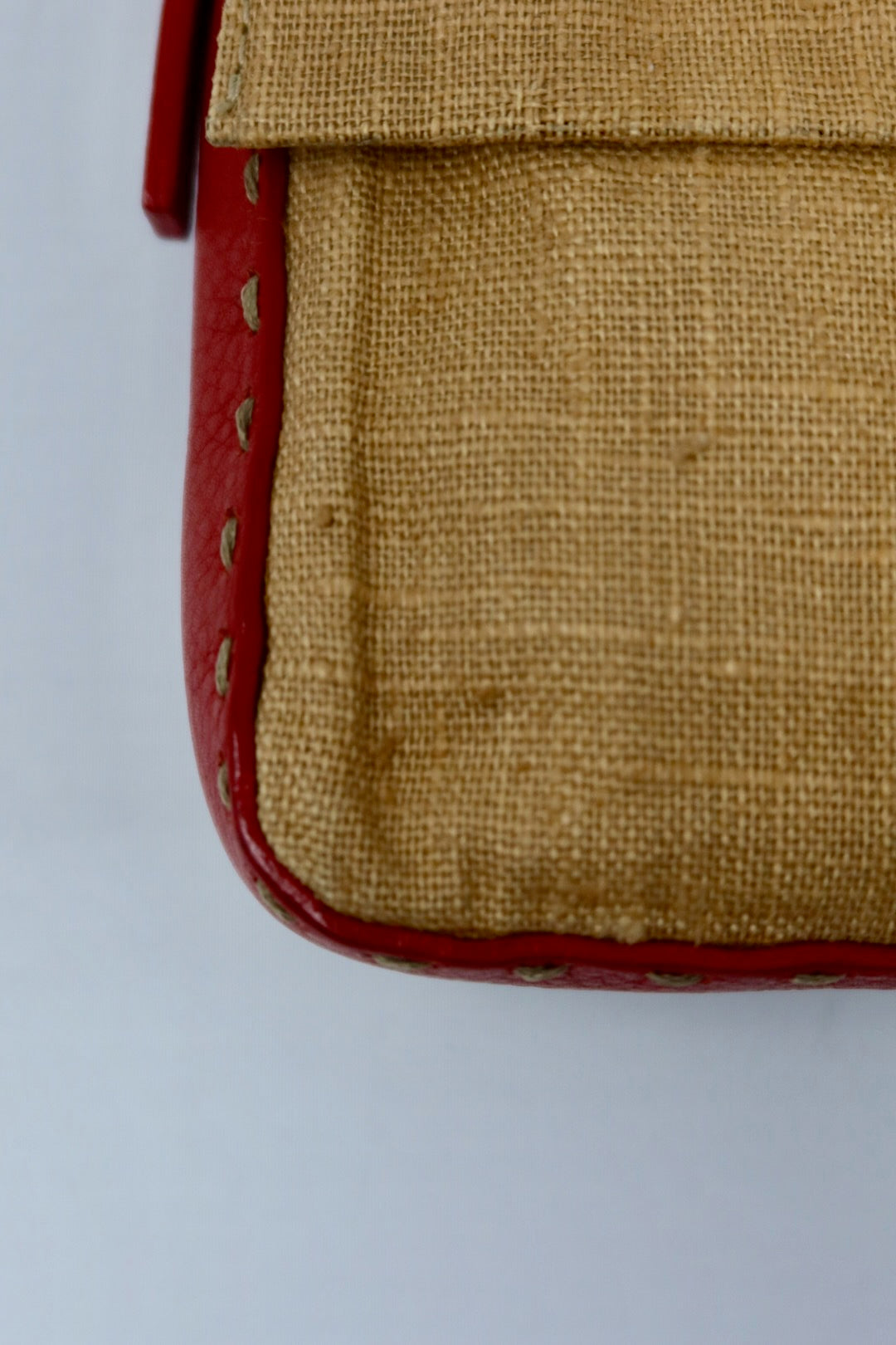 Fendi Selleria Mini Red Baguette