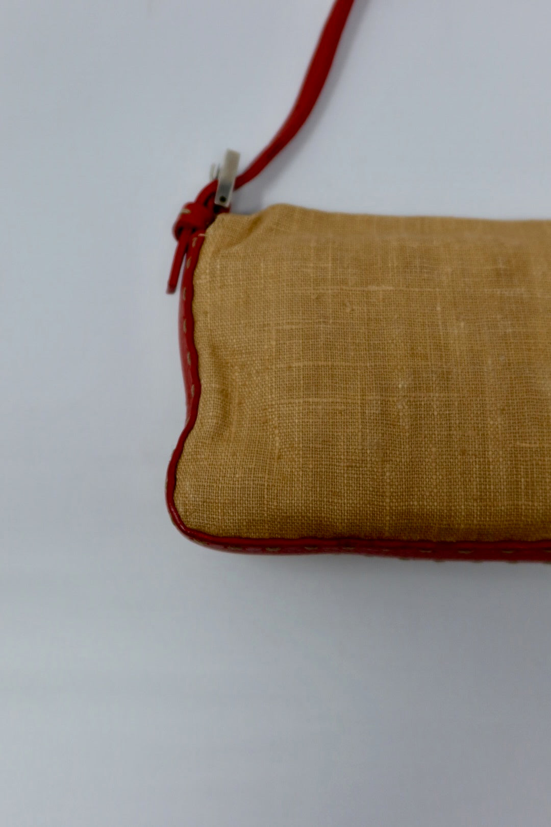 Fendi Selleria Mini Red Baguette