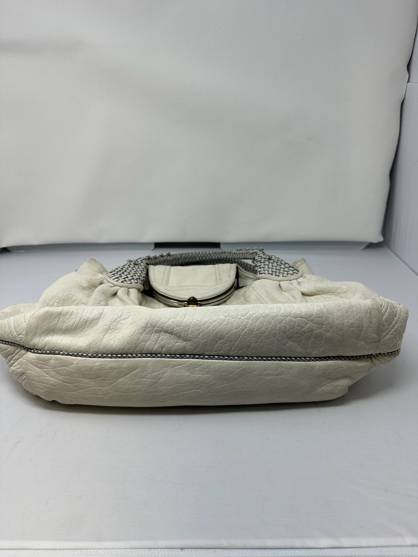 Fendi Spy Bag White Leather