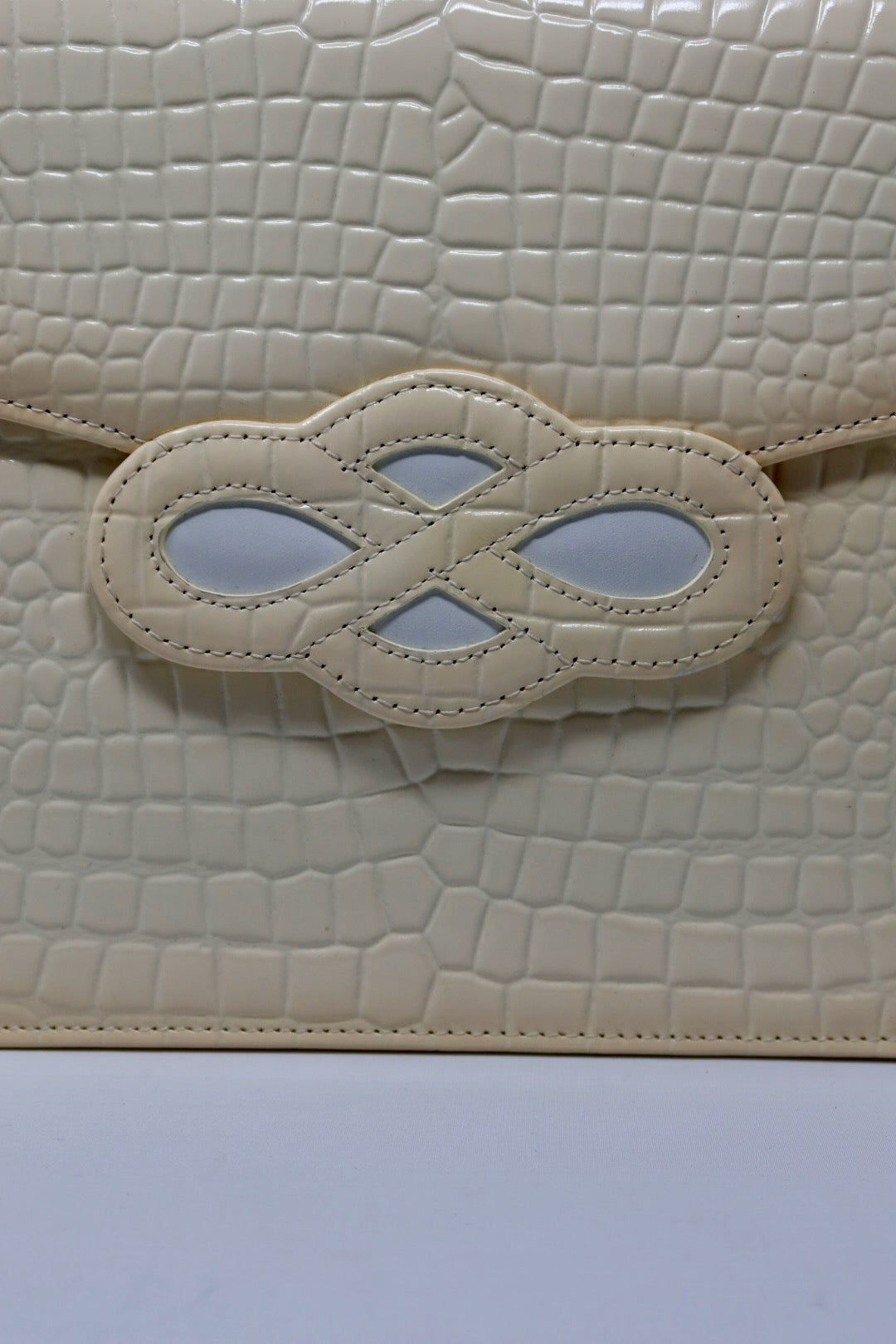 Yves Saint Laurent Cream Clutch Bag - Comes with original box
