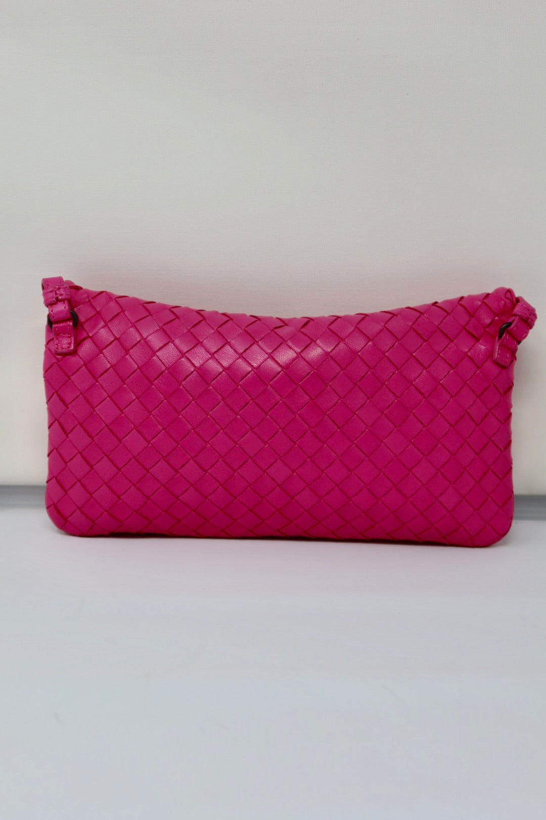 Bottega Veneta Intrecciato Pink Leather Bag