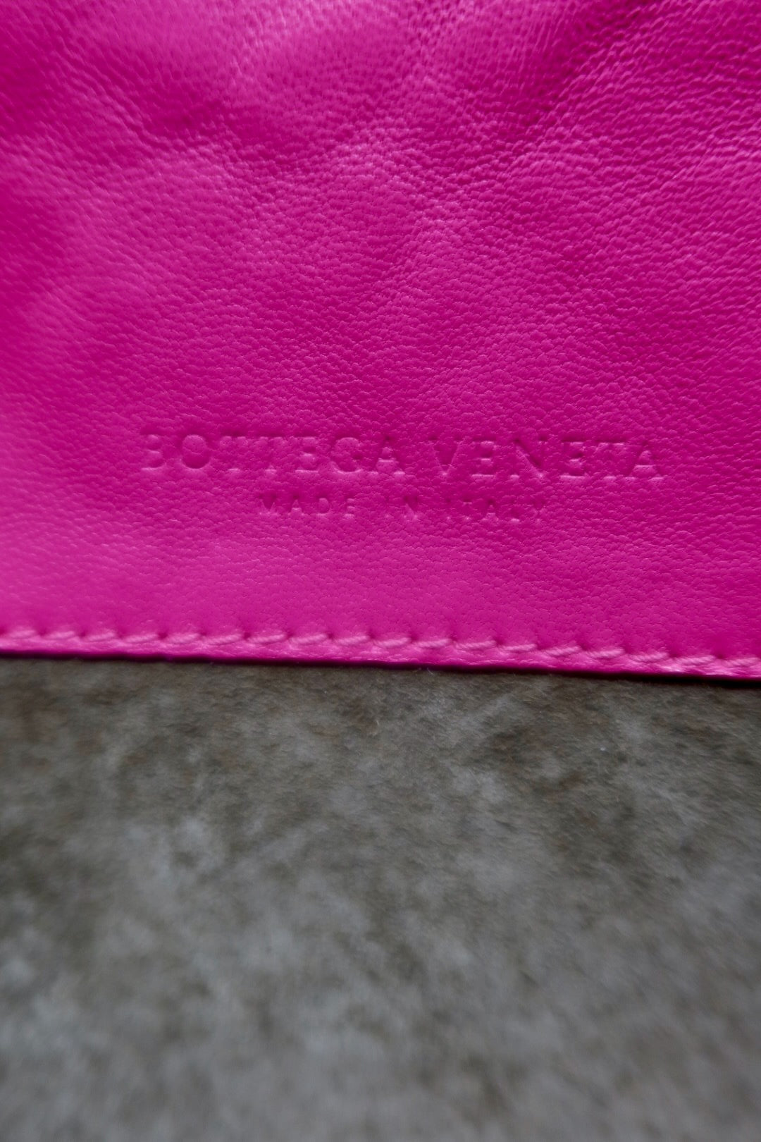 Bottega Veneta Intrecciato Pink Leather Bag