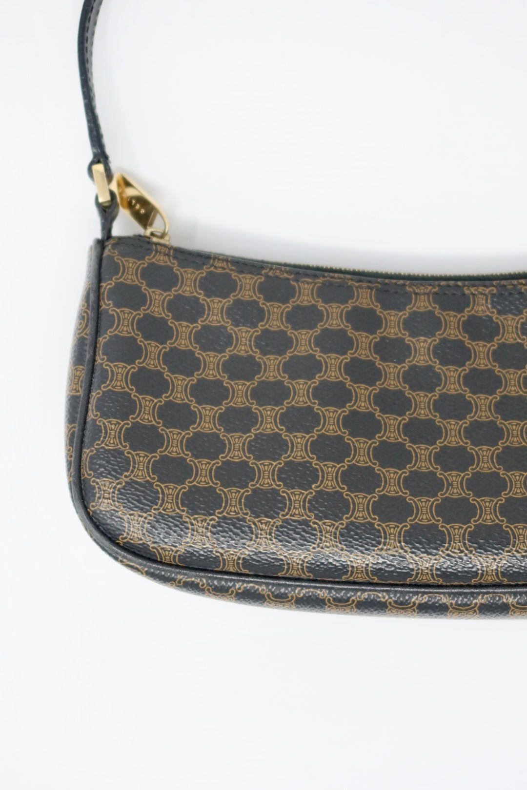 Celine Macadam Triomphe Canvas Mini Shoulder Bag (original duster)