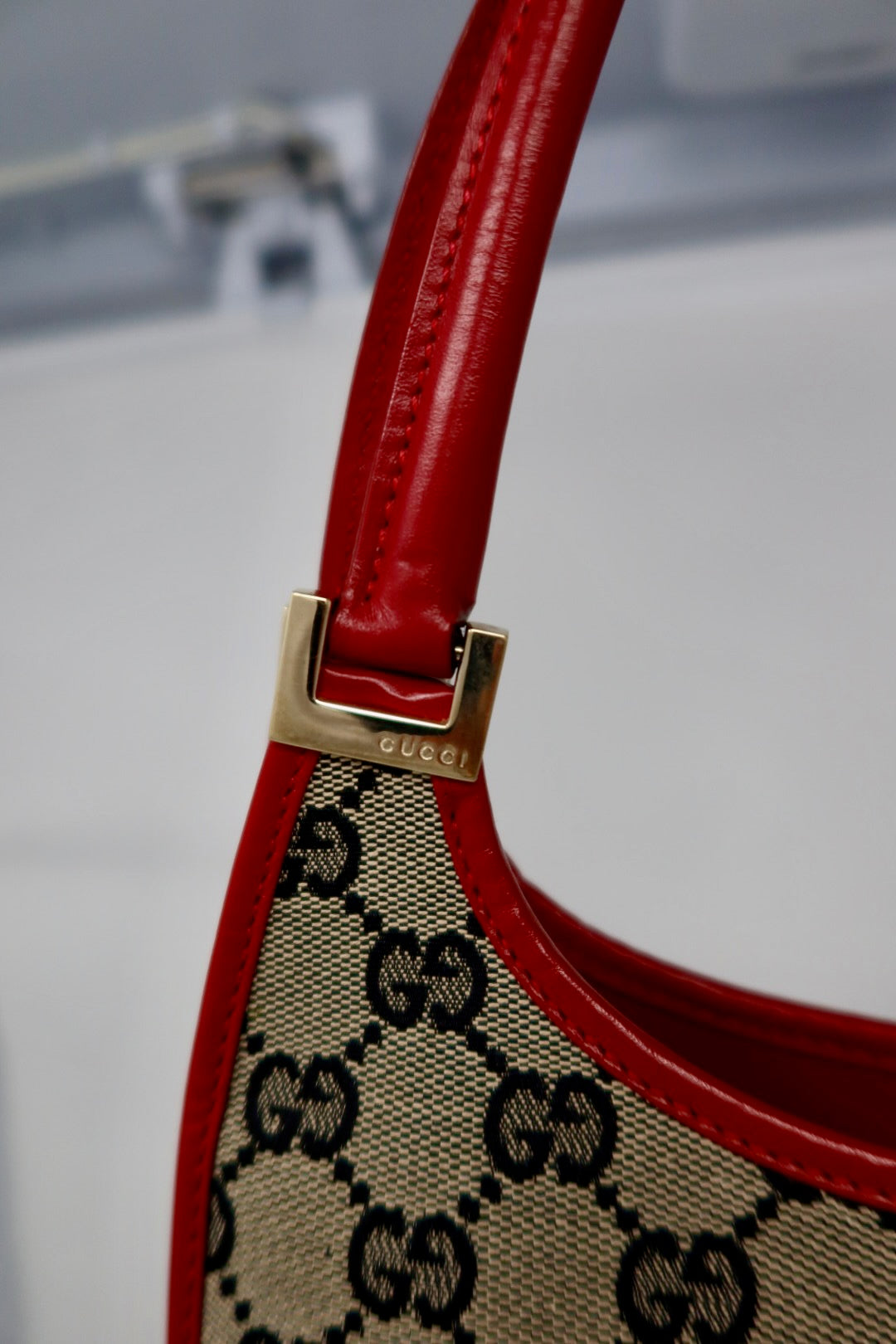 Gucci Red Jackie Bag