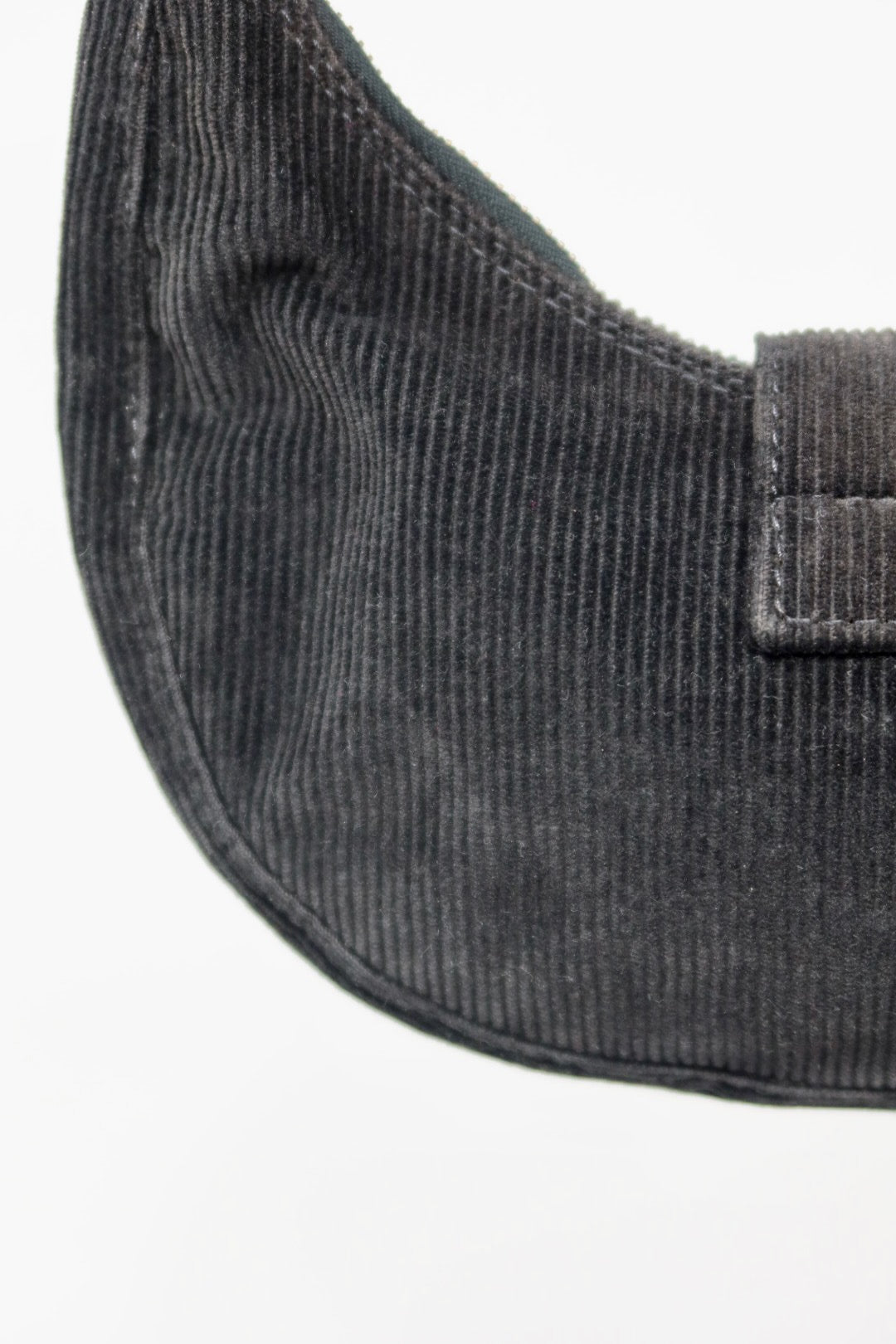 Fendi Half Moon Black Corduroy