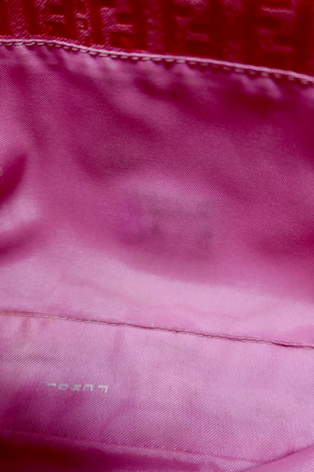 Fendi Baguette Pink Zucchino Print