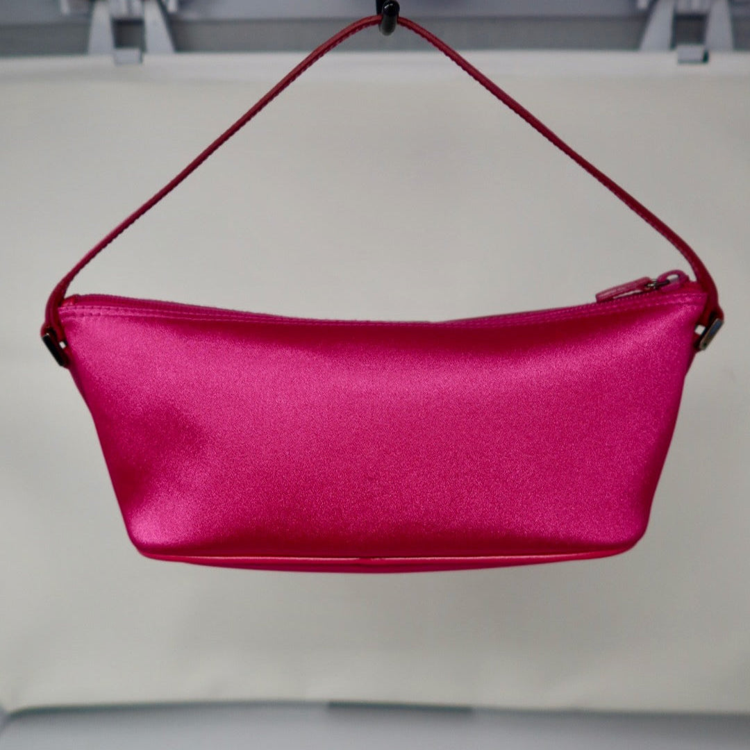 Gucci Pink Satin Mini Pochette