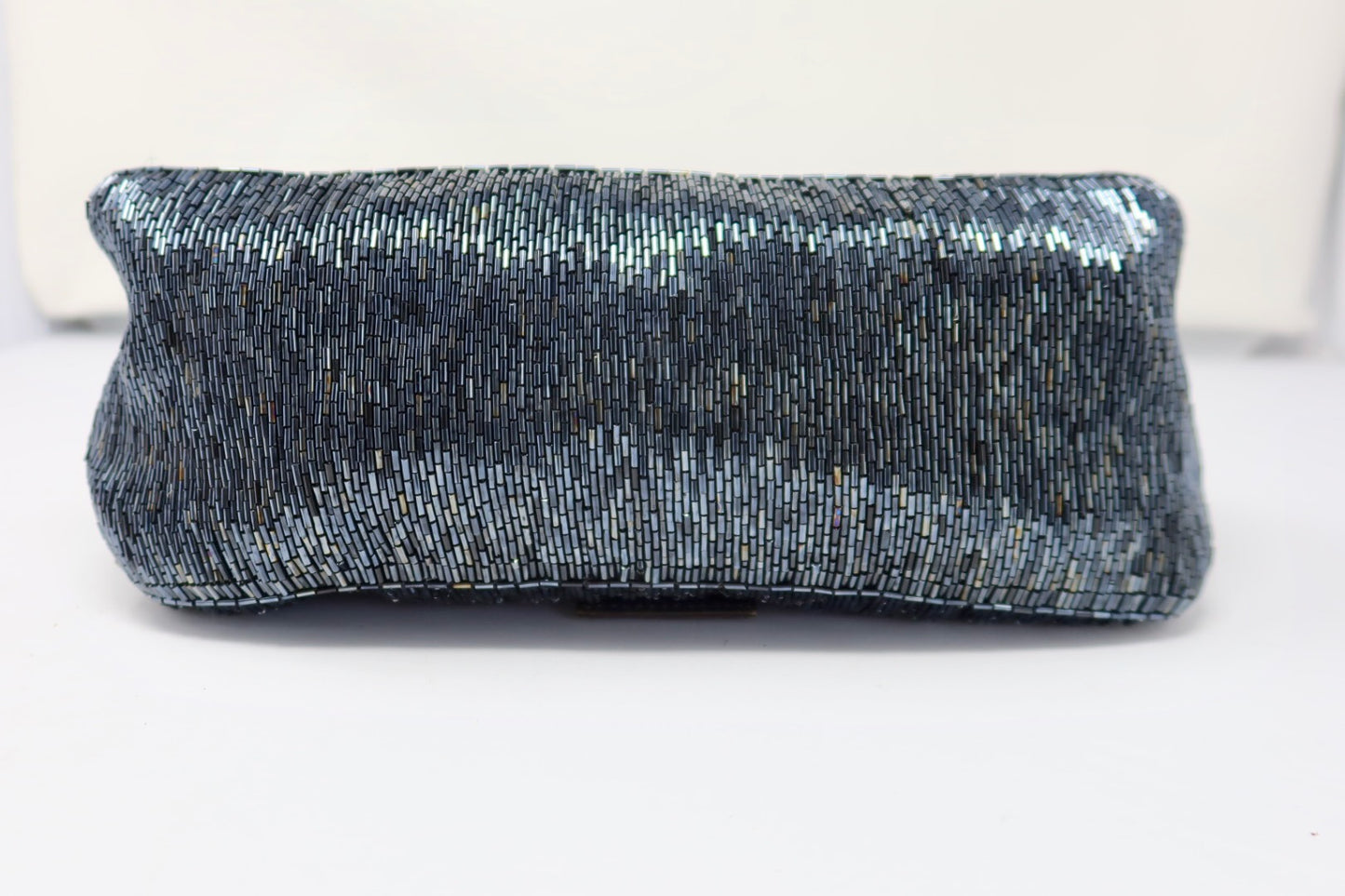 Fendi Mamma Beaded Blue/Black Baguette