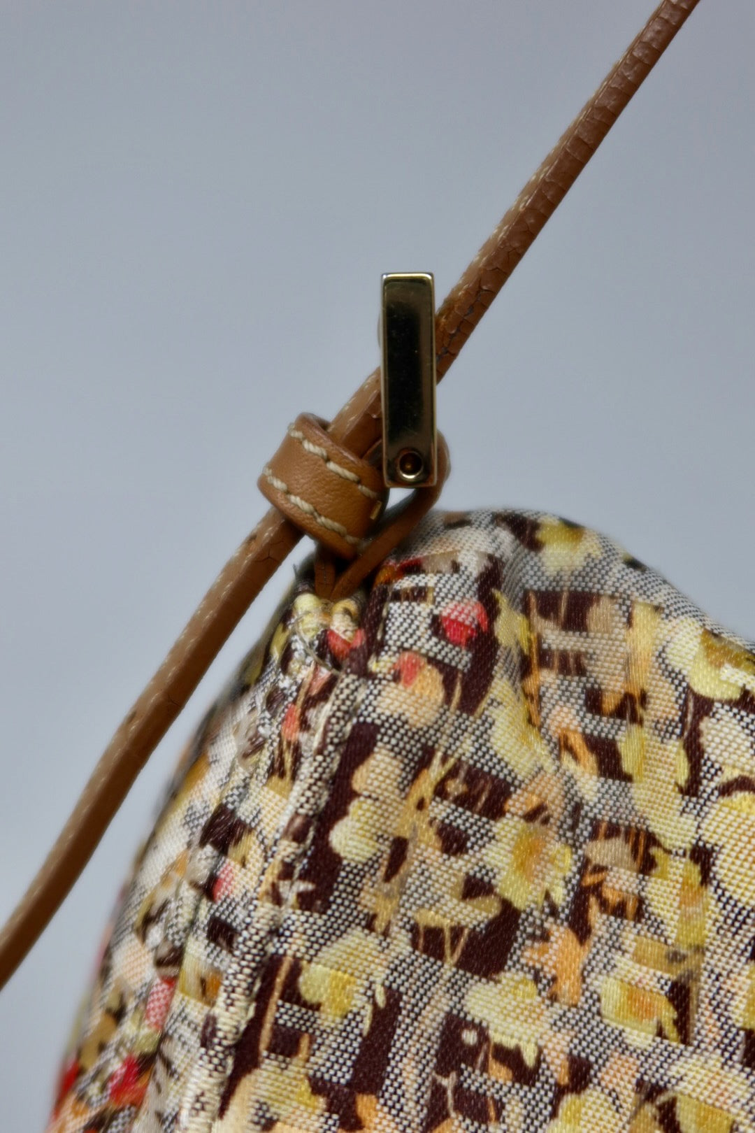 Fendi Mini Mamma Floral Baguette