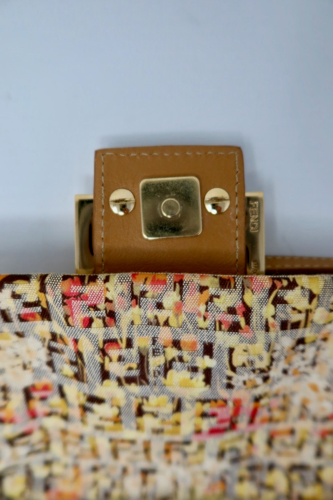 Fendi Mini Mamma Floral Baguette