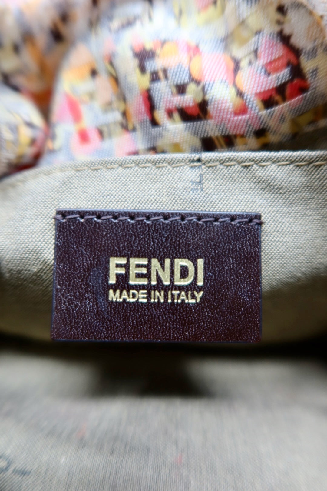 Fendi Mini Mamma Floral Baguette