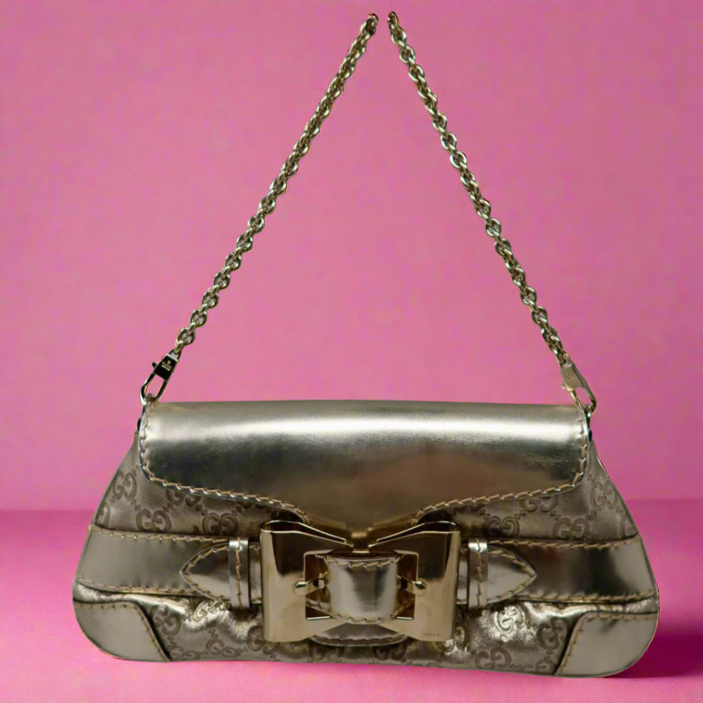 Gucci Guccisima Gold Leather Chain