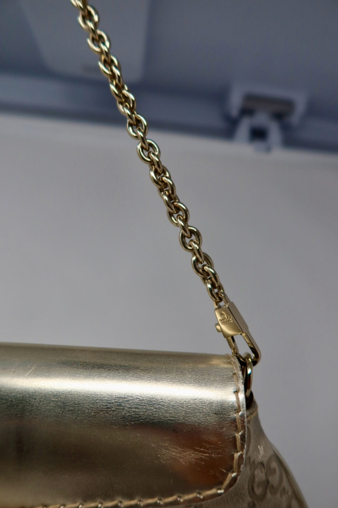 Gucci Guccisima Gold Leather Chain