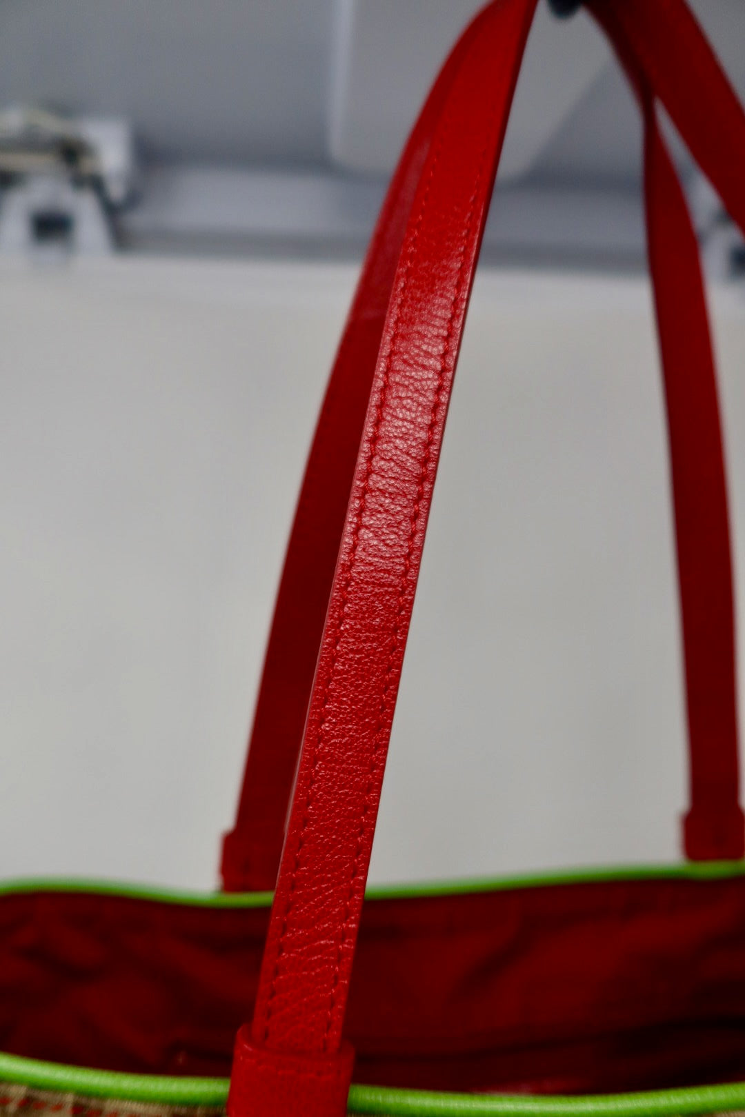 Christian Dior Rasta Trotter Canvas Tote Bag