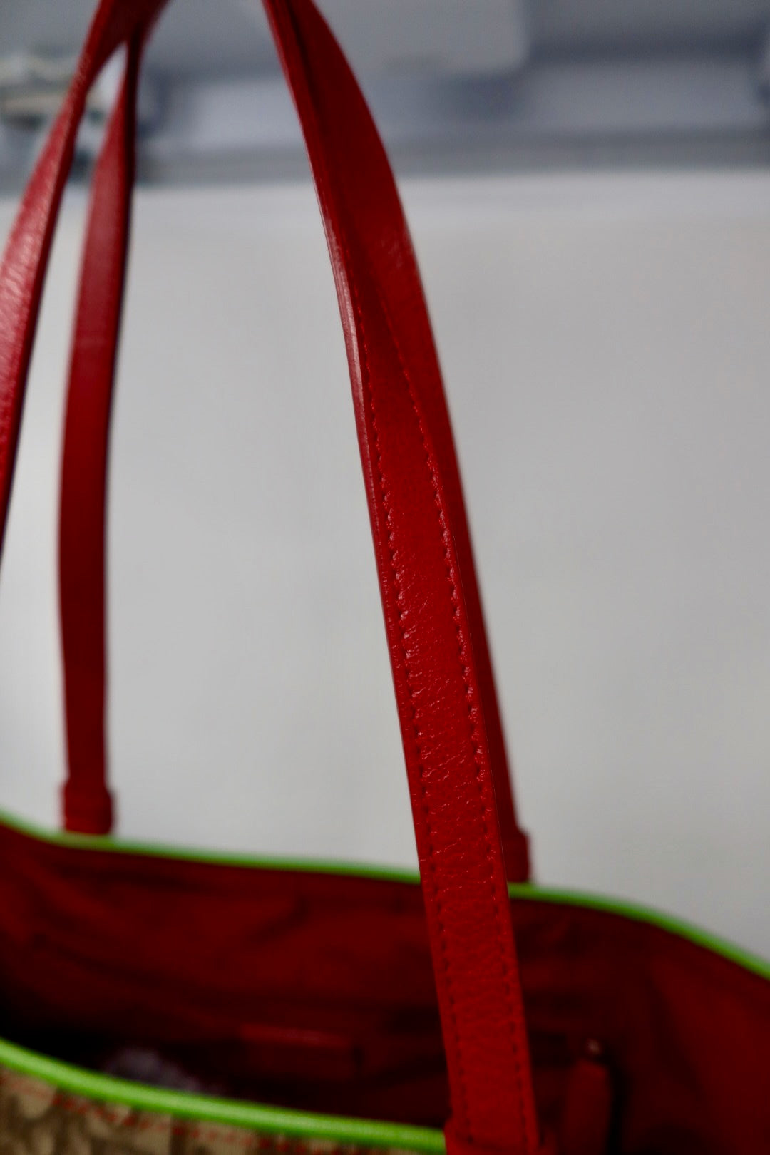 Christian Dior Rasta Trotter Canvas Tote Bag