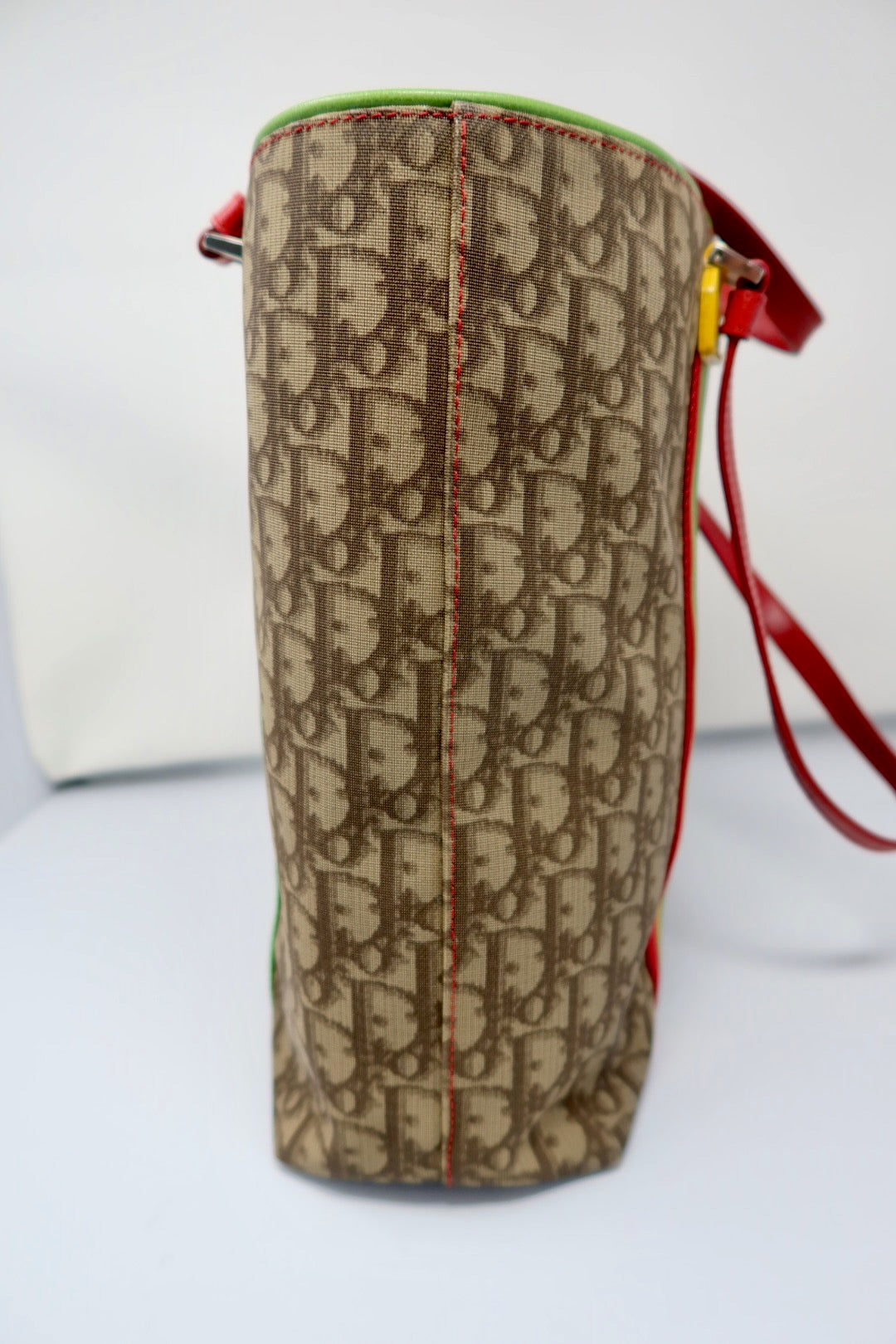 Christian Dior Rasta Trotter Canvas Tote Bag
