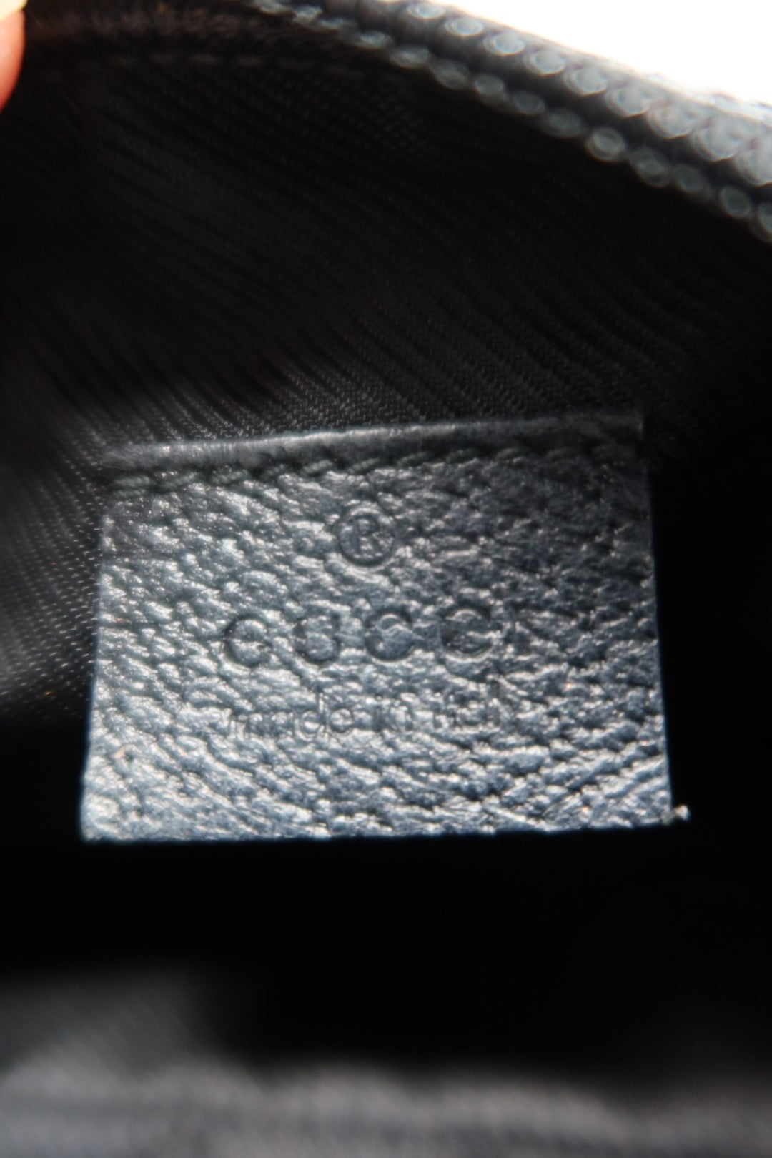 Gucci GG Canvas Cosmetic Pouch Black