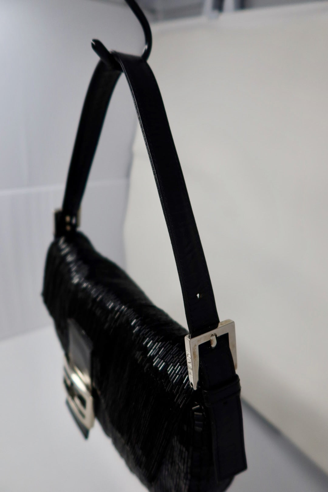 Fendi Baguette Black Beaded
