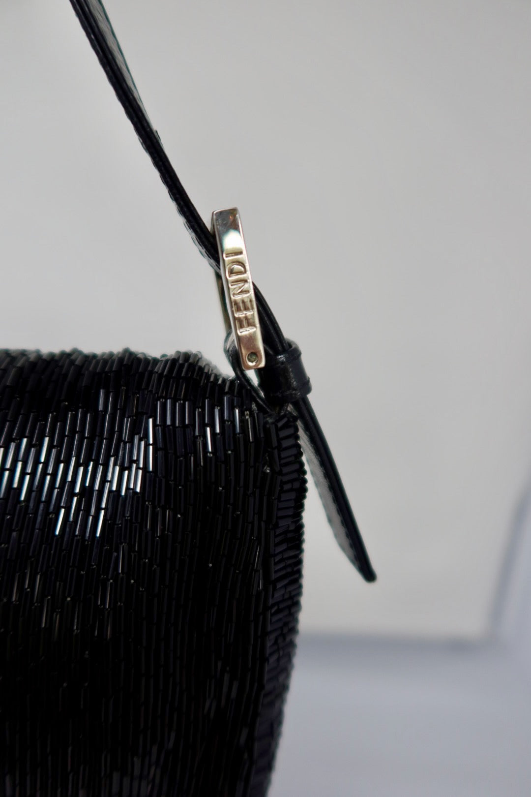 Fendi Baguette Black Beaded