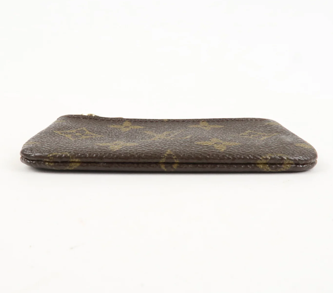 Louis Vuitton Monogram Coin Case Wallet Keychain