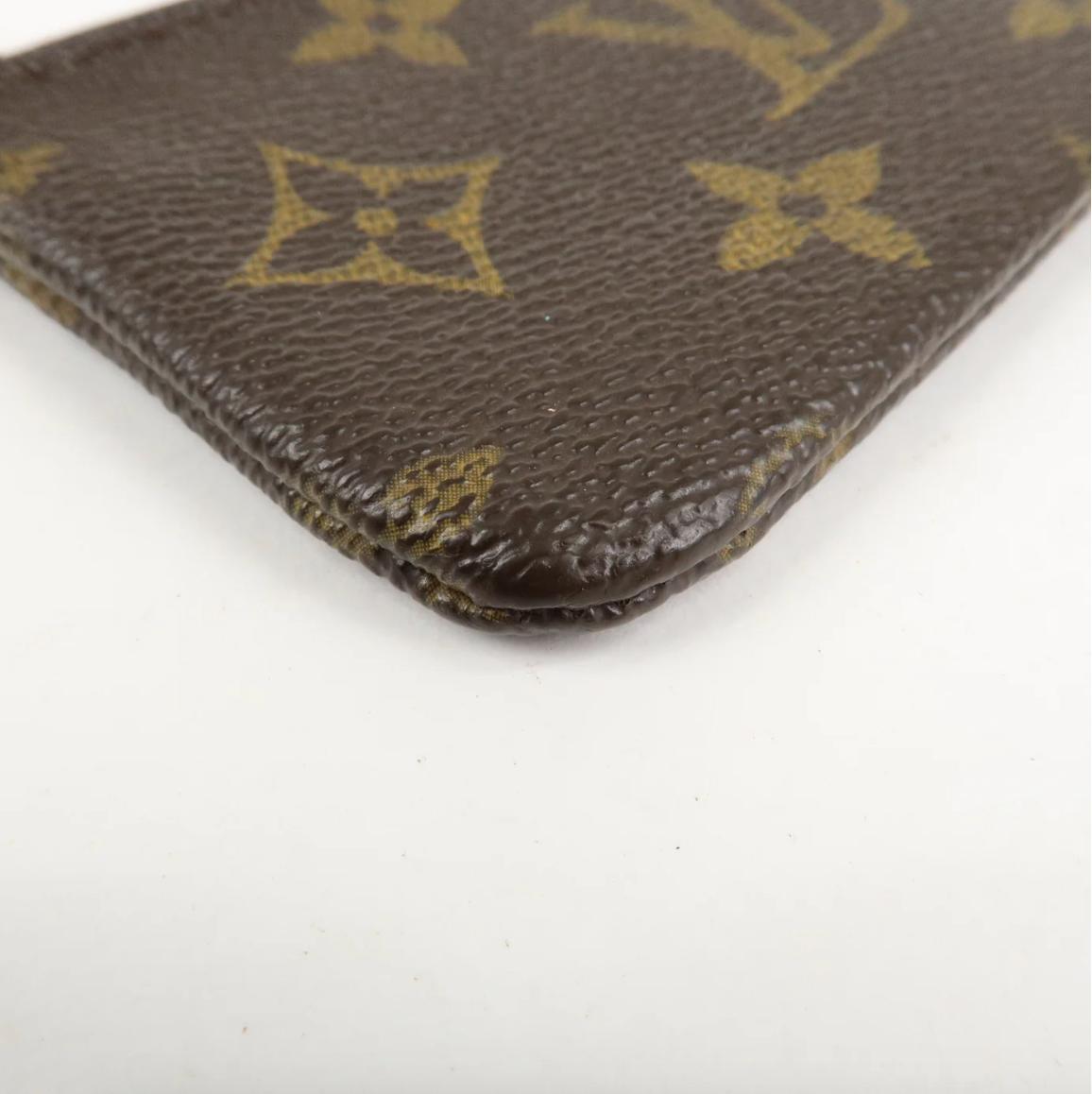 Louis Vuitton Monogram Coin Case Wallet Keychain