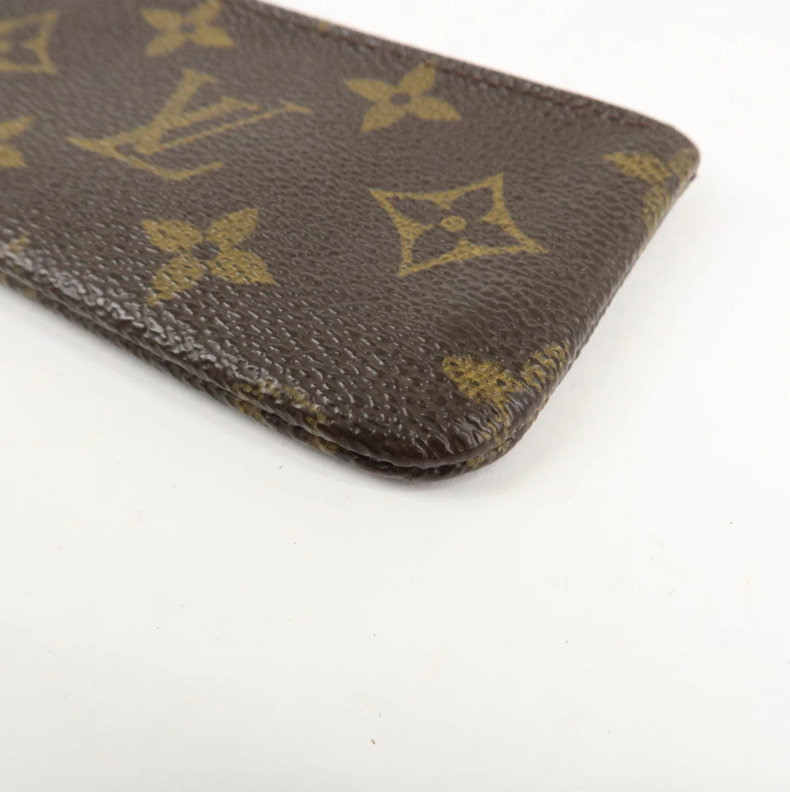 Louis Vuitton Monogram Coin Case Wallet Keychain