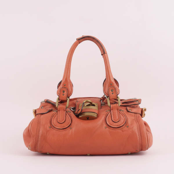 Chloé Paddington Leather Satchel in Cognac - Phoebe Philo Era
