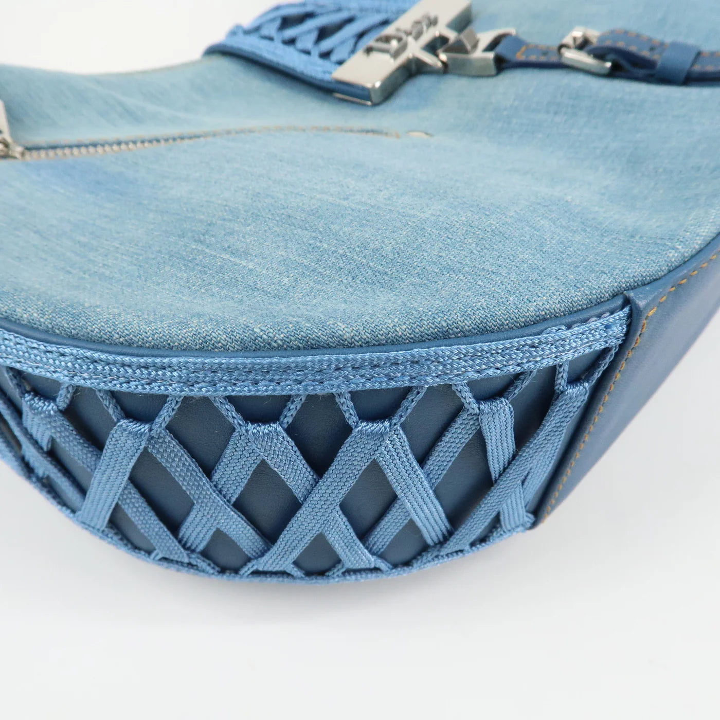 Christian Dior Vintage Denim Admit It Bag