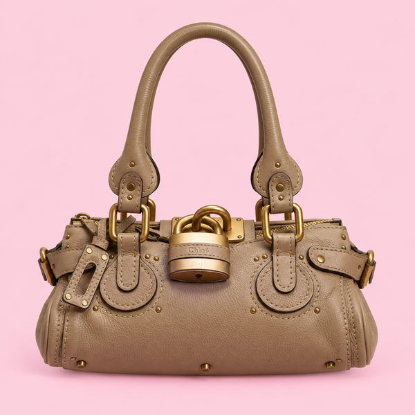 Chloé Mini Paddington Tan Leather Satchel Bag